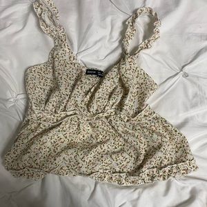 🤍5/40 floral tank